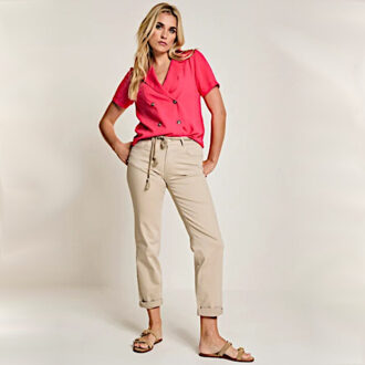 PARA MI Broek bobby light taupe Beige - 38