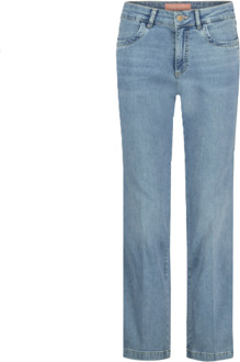 PARA MI Para-mi jeans vayen broderie Blauw - 46
