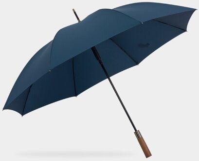 Parachase Grote Automatische Paraplu Mannen Business Winddicht Golf Grote Paraplu Regen Vrouwen Houten Handvat Clear Zon Grote Paraplu 8K marine
