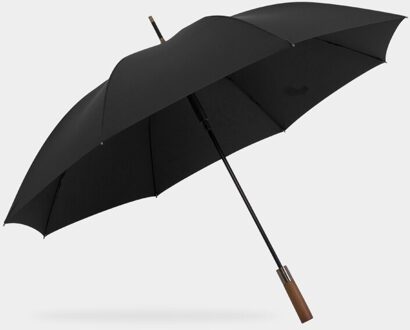 Parachase Grote Automatische Paraplu Mannen Business Winddicht Golf Grote Paraplu Regen Vrouwen Houten Handvat Clear Zon Grote Paraplu 8K zwart