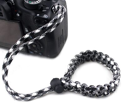 Parachute Cord Outdoor Waterdichte Trail Camera Digitale Camera Lanyard zwart