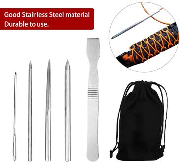 Paracord Stiksels Set Rvs Paraplu Touw Naald Armband Flattener Breien Naalden Sieraden Diy