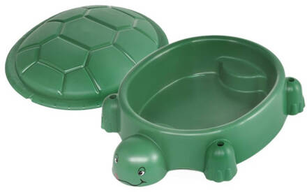 Paradiso Toys Zandbak Met Deksel Schildpad 115 X 83 Cm Groen