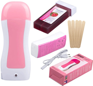 Paraffin Roller Epilator Wax Heater Machine Set Hair Removal Depilatory Strips Roll on Waxing Warmer Kit Cartridge Sticks Paper