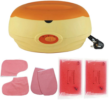 Paraffin Wax Heater for Hand Foot 700g Wax Bath Hands Mask Pot Warmer Beauty Salon Spa Heater Machine with Gloves Bootie Mitts