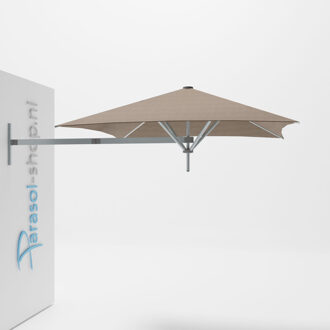 Paraflex muurparasol 200x200cm Neo arm   (Taupe)