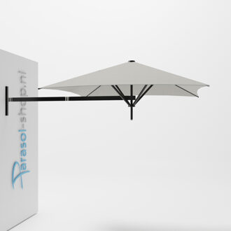 Paraflex muurparasol 200x200cm zwarte Neo arm   (Canvas)