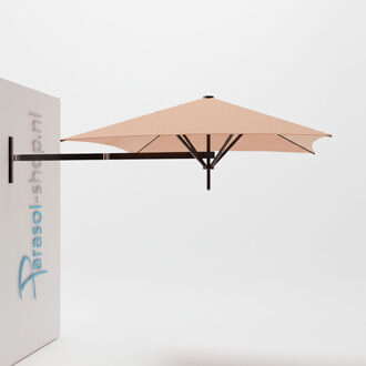 Paraflex muurparasol 200x200cm zwarte Neo arm   (Nectar)