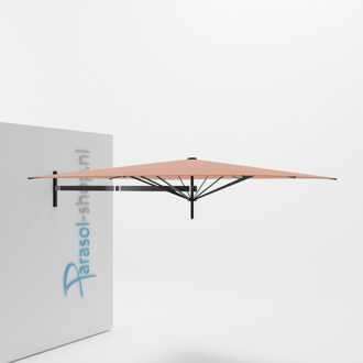 Paraflex muurparasol 230x230cm zwarte Neo arm   (Nectar)