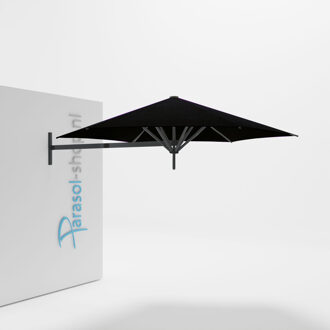Paraflex muurparasol 270cm zwarte Neo arm   (Black)