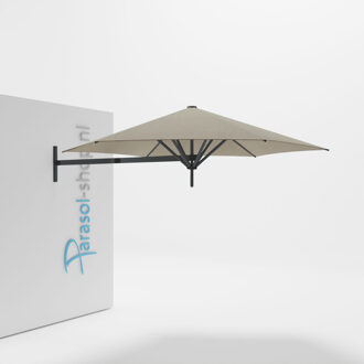 Paraflex muurparasol 270cm zwarte Neo arm   (Grey)