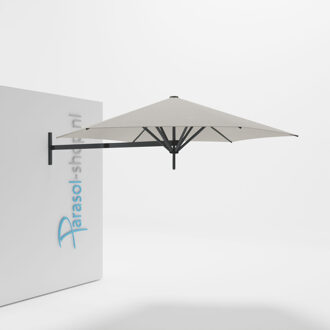 Paraflex muurparasol 270cm zwarte Neo arm   (Natural)