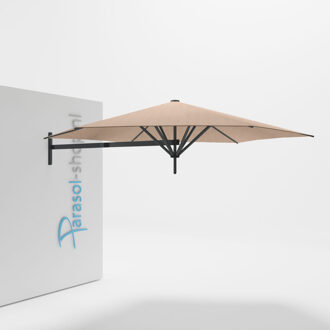 Paraflex muurparasol 300cm zwarte Neo arm   (Avena)