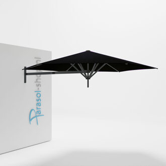 Paraflex muurparasol 300cm zwarte Neo arm   (Black)
