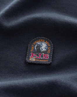 Parajumpers Heren patch t-shirt Blauw - L