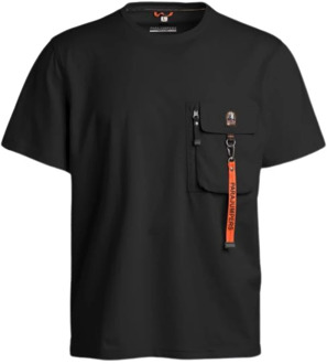 Parajumpers Mojave Zwart Shirt met Borstzak Parajumpers , Black , Heren - L,M,S