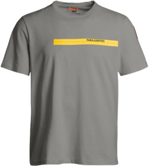 Parajumpers Tape tee t-shirts donkergrijs Parajumpers , Gray , Heren - Xl,L,M,S