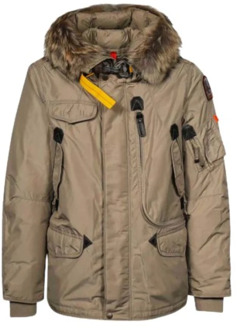 Parajumpers Winter Parka Right Hand Parajumpers , Beige , Heren - 2Xl,L