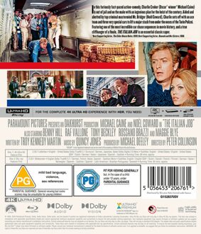 Paramount Home Entertainment The Italian Job (1969) 4K Ultra HD