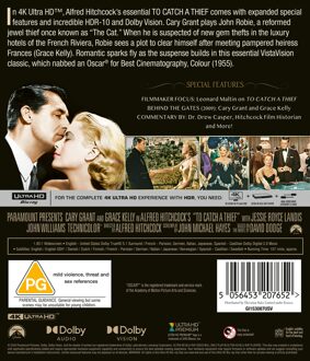 Paramount Home Entertainment To Catch a Thief 4K Ultra HD