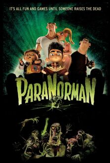 Paranorman Group Poster Unisex T-Shirt - Black - M Zwart