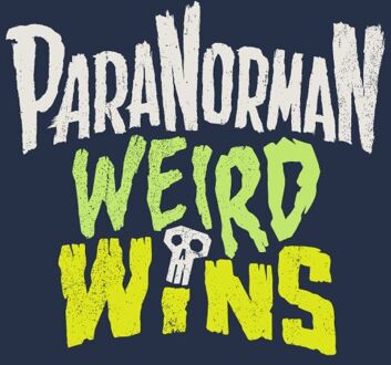Paranorman Weird Wins Unisex T-Shirt - Navy - S Blauw