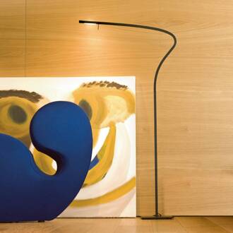 Paraph F3 dim LED vloerlamp zwart mat zwart