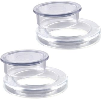 Paraplu Gat Ring Plug Set Patio Tafel Paraplu Siliconen Ring Cap Cover Voor Tuin Winkel Clear Silicone Paraplu Gat Ring plug