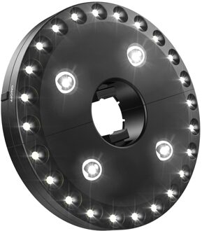 Paraplu Licht 3 Verlichting Modes Draadloze 28 Led Verlichting Paraplu Pole Licht Voor Camping Tenten Outdoor Gebruik Batterij Operated Zwart