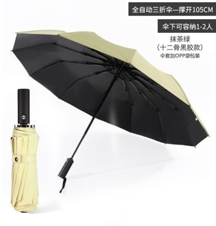 Paraplu Mannen Parasol Sombrillas Para Lluvia Uc Mannen Kinderen Paraplu Voor Meisjes Clear Regen Kids Zomer Parasol Kleine Zonnescherm licht groen