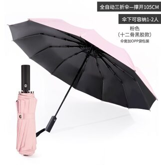 Paraplu Mannen Parasol Sombrillas Para Lluvia Uc Mannen Kinderen Paraplu Voor Meisjes Clear Regen Kids Zomer Parasol Kleine Zonnescherm licht roze