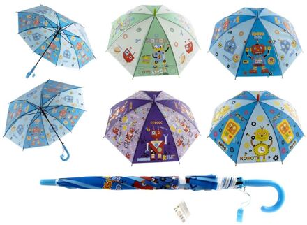 Paraplu Robot 65cm 4 assorti verschillende