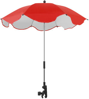 Paraplu Universele Leuke Baby Kinderwagen Paraplu Schaduw Paraplu Uv Zonnescherm Voor Kinderwagen Voor Zon Regen Bescherming #45 rood