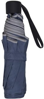 Paraplu Voor Regen Zon Upf 50 + Uv Bescherming Paraplu Triple Opvouwbare Paraplu Voor Travel Compact Lichtgewicht Reflecterende Strepen NBL