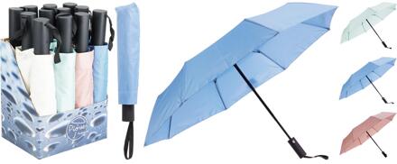 Paraplu vouwbaar effen polyester verschillende