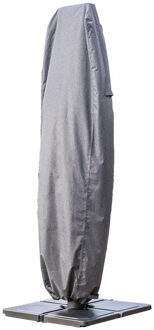 Parasol Beschermhoes Hambo - grijs - polyester - waterafstotend - 70 x 40 x 257 cm