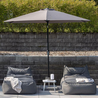 Parasol 'Damone' 300cm, kleur Grijs
