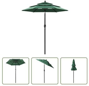 Parasol Deluxe - 200 x 228 cm (ø x H) - Groen