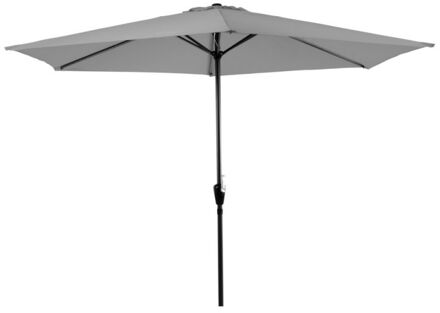 Parasol Gemini licht grijs Ø3mtr