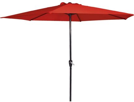 Parasol Gemini Rood 3 meter doorsnee LE53021