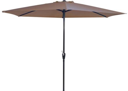 Parasol Gemini taupe Ø3mtr