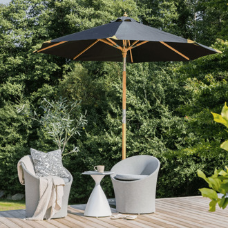 Parasol 'Genese' 270cm, kleur Zwart