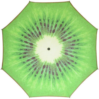 Parasol - kiwi fruit - D180 cm - UV-bescherming - incl. draagtas - Parasols Groen