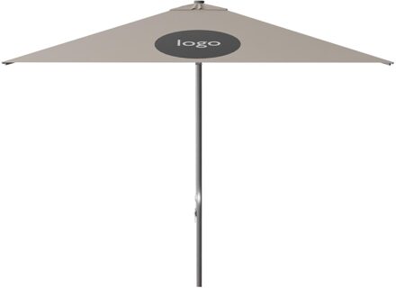 Parasol Lima 300x300cm (Vanilla ice) met bedrukking