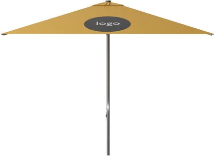 Parasol Lima 300x300cm (Yellow) met bedrukking