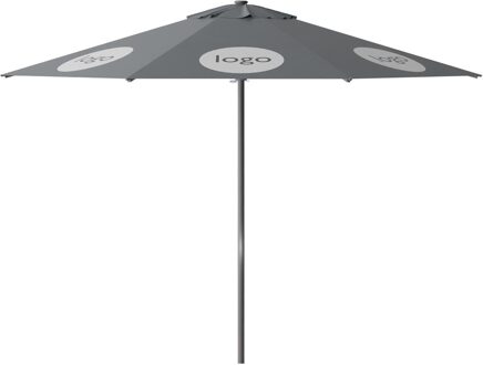 Parasol Lima 350cm rond (Grey) met bedrukking