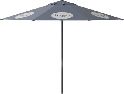 Parasol Lima 350cm rond (Safier blue) met bedrukking
