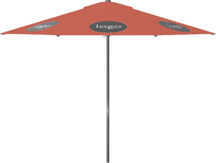 Parasol Lima 350cm rond (Terra) met bedrukking