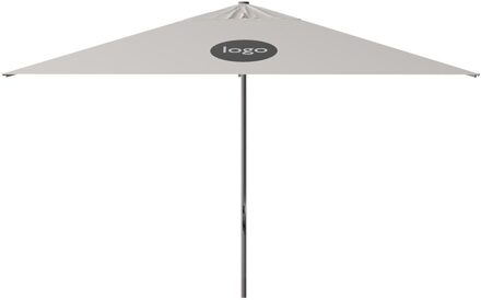 Parasol Lima 350x350cm (Off white) met bedrukking