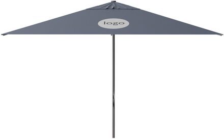 Parasol Lima 350x350cm (Safier blue) met bedrukking